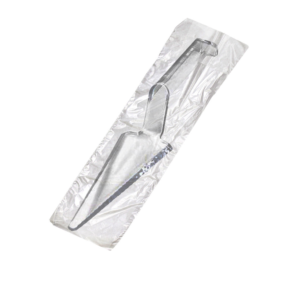 3308-CL Platter Pleasers Clear Wrapped Plastic Cake Cutter/Lifter 48/cs - 3308-CL WRP CAKE CUTTER/LIFTER