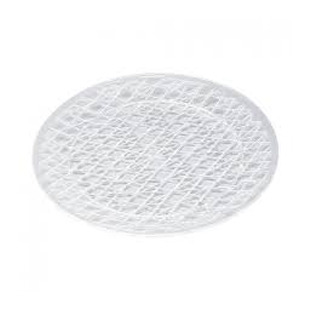 MPI1600 Crystalware Clear 16" Plastic Crystal Cut Tray 12/cs - MPI1600 16" CLEAR ROUND TRAY