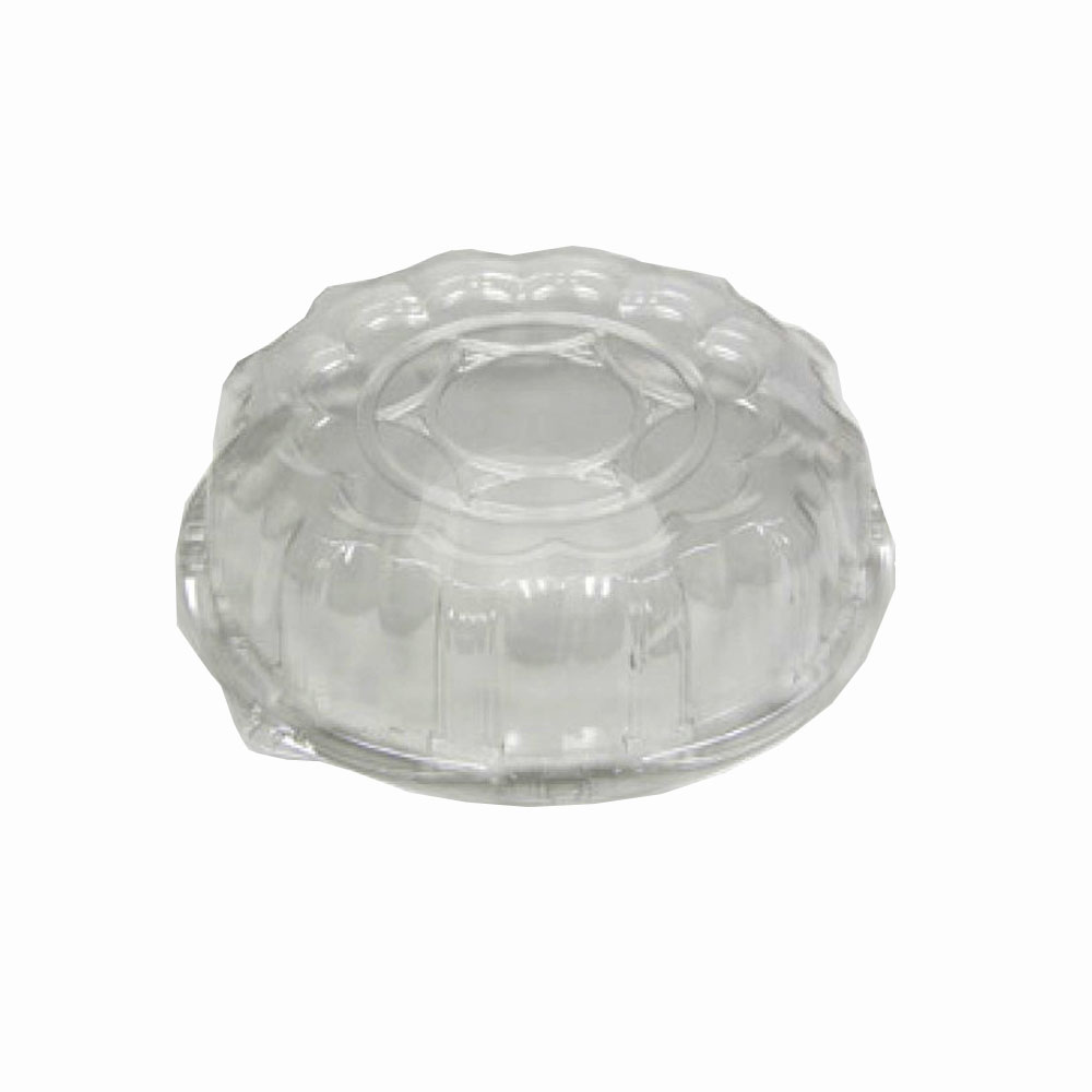 P9812 Caterware Clear 12" Plastic Diamond Dome Lid 50/cs - P9812 CLR 12"PLST CWARE DM LID