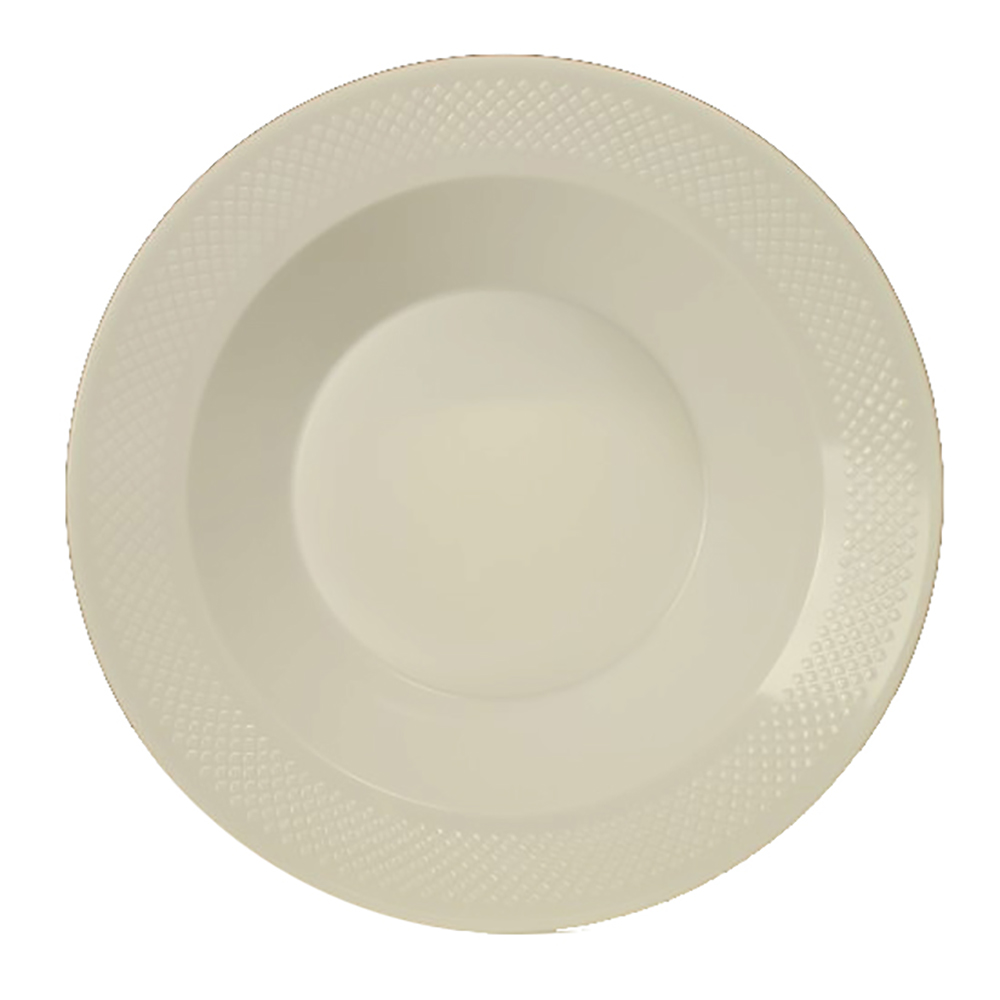 CC12107 Concord Beige 12 oz. Plastic Bowl 10/15 cs - CC12107 12OZ BGE CONCORD BOWL