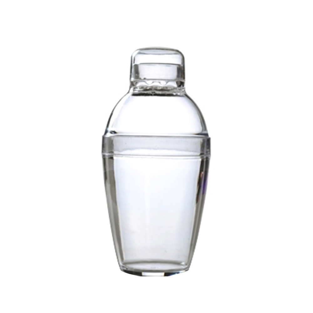 4101-CL Quenchers Martini Shaker 7 oz. Clear Plastic 24/cs - 4101-CL CLR 7z MARTINI SHAKER