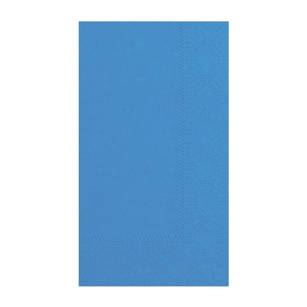 180544 Marina Blue Dinner Napkin 2 ply 1/8 Fold 10/100 cs - 180544 MARINE BLU 2PLY DIN NAP