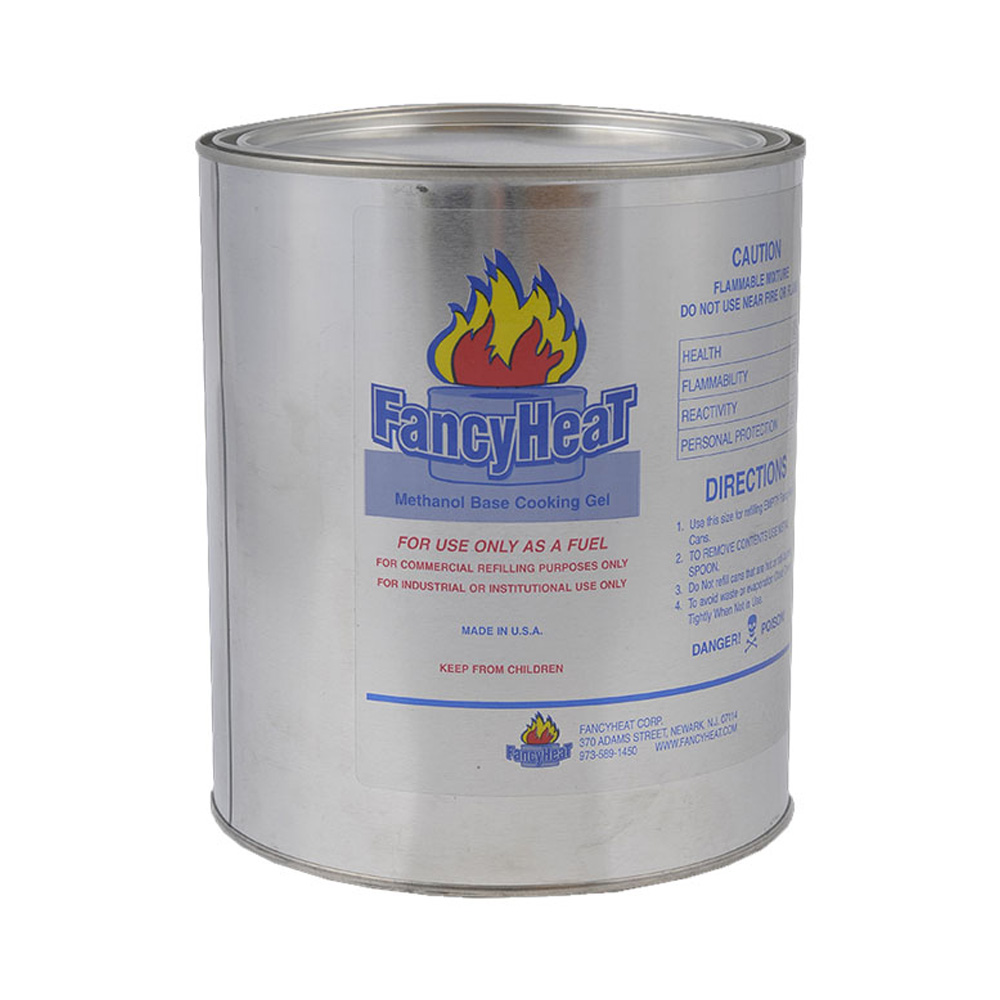 17800-F825 1 Gal. Blue Methanol Gel Chafing Fuel 4/cs - 17800-F825 METHANOL BLUE 4/1