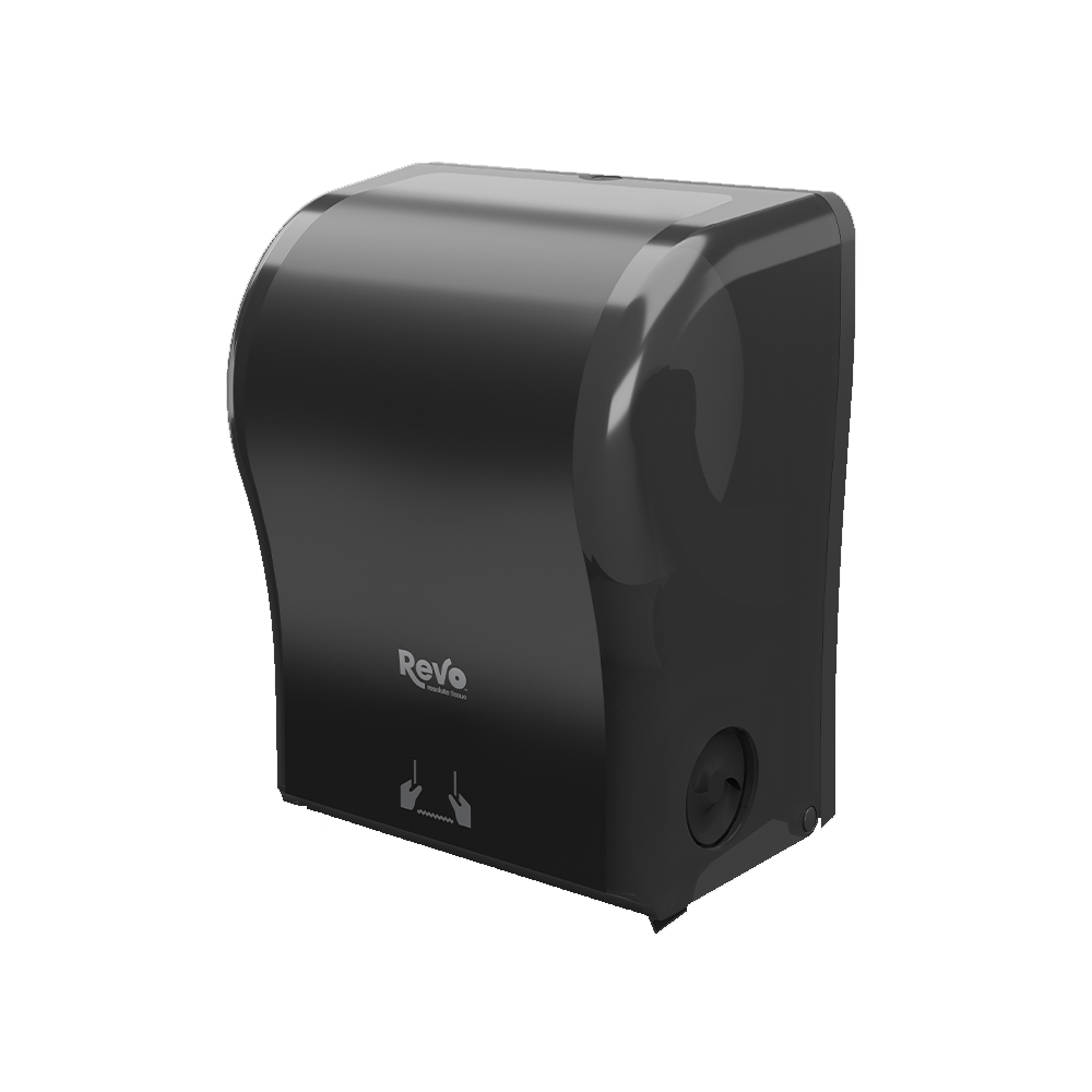 575402 Revo Black Hands Free Mechanical Hand Towel Dispenser 1 ea.