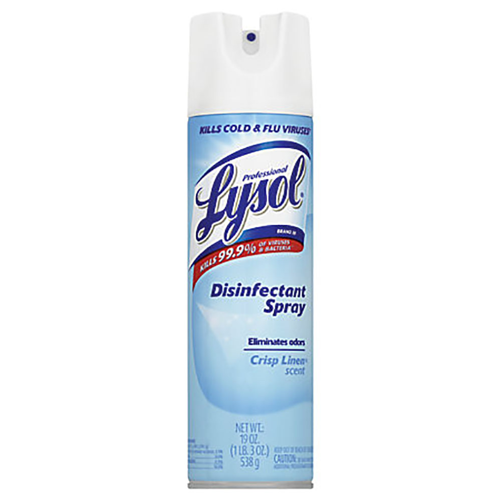 Lysol Sanitizing and Antibacterial Spray for Disinfecting & Deodorizing,  Crisp Linen, 12.5 Fl Oz