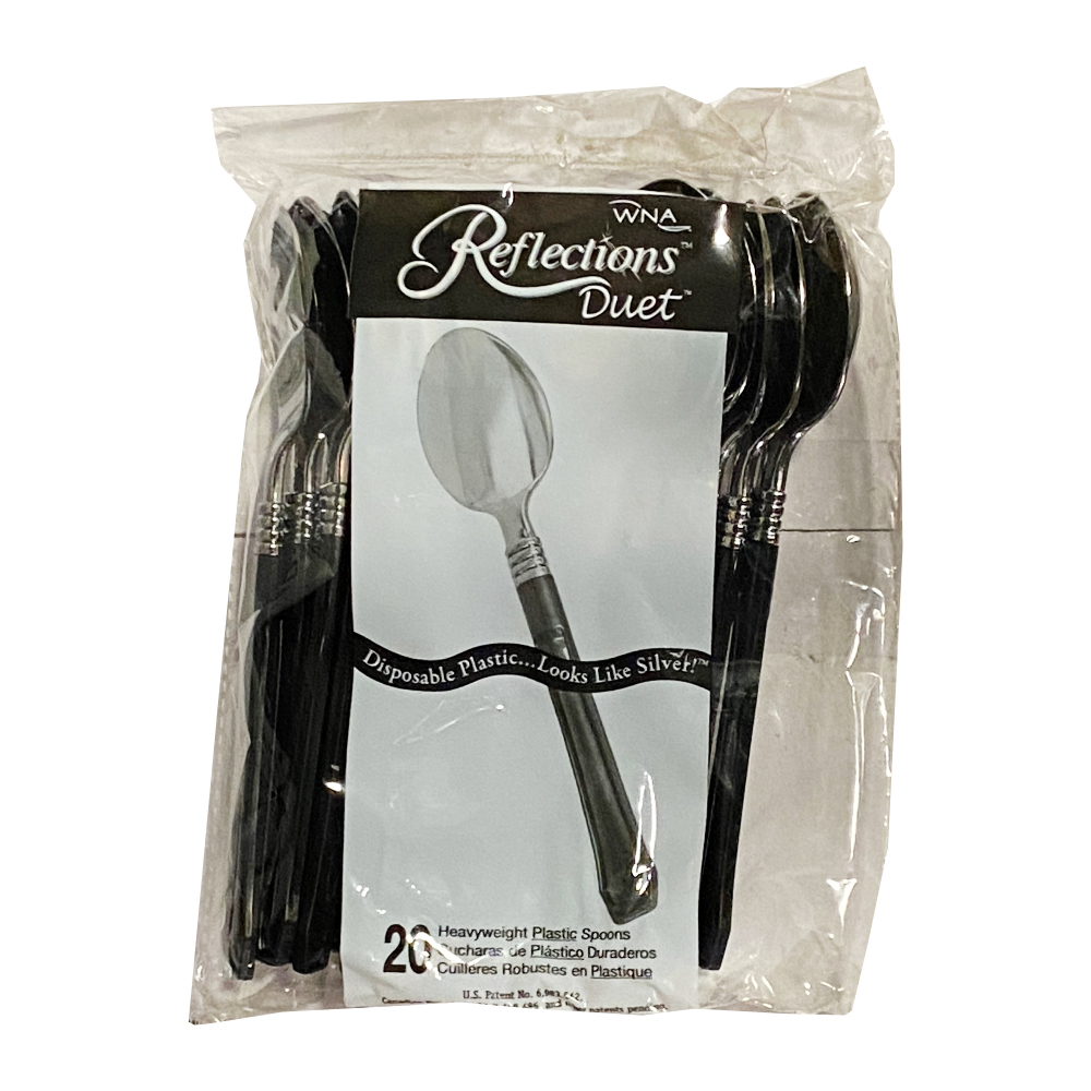 WNA Reflections Silver 6.5" Duet Heavy Weight Cutlery Teaspoon With