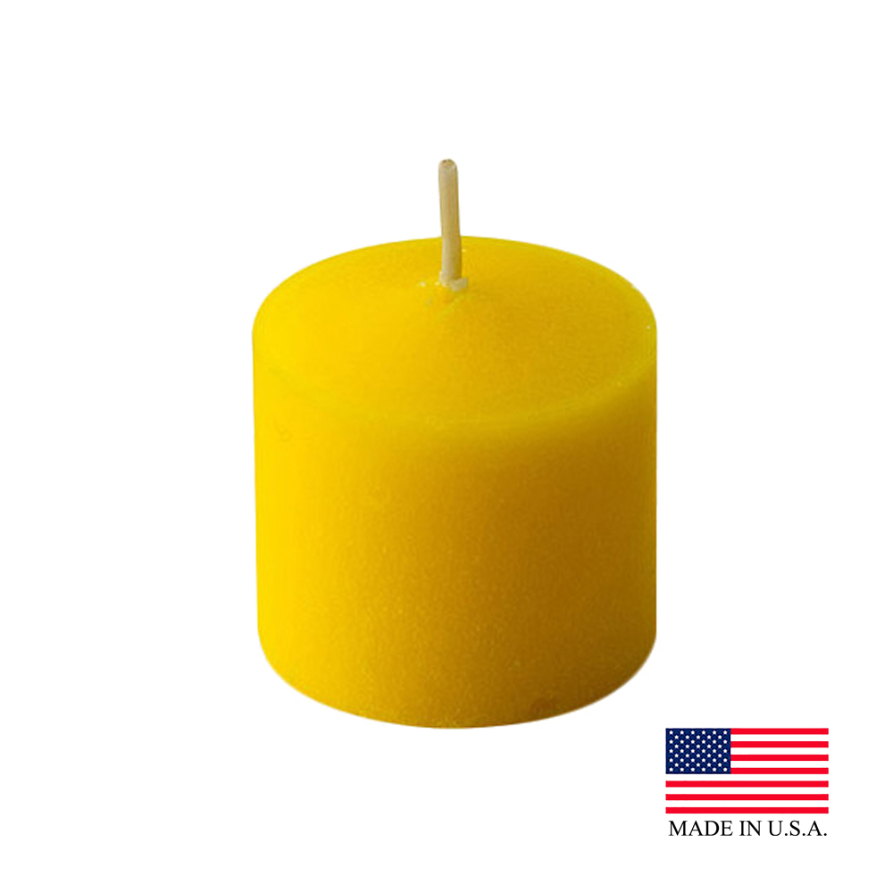 Yellow Citronella Votive Candles 510724C Wholesale Distributor of
