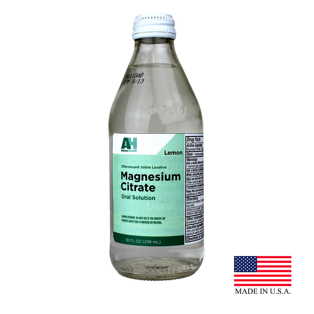 PL Developments Clear 10 oz. Lemon Flavor Magnesium Citrate FG002124