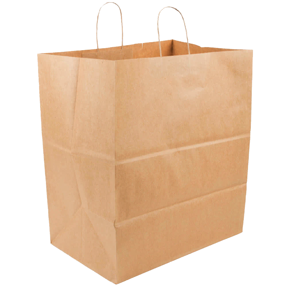 Duro Bag Mfg. Kraft 16"x11"x18.25" Paper Grand Shopping Bag 87941