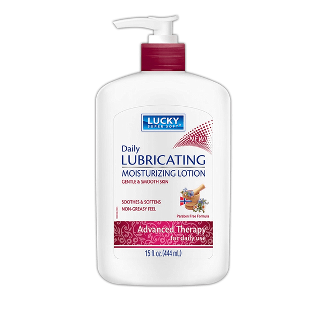 Delta Brands Lucky Super Soft 15 Oz Advance Therapy Lubricating Moisturizing Skin Lotion Wholesale Distributor Of Food Service Sanitary Janitorial And Personal Care Products At Paperenterprisesusa Com