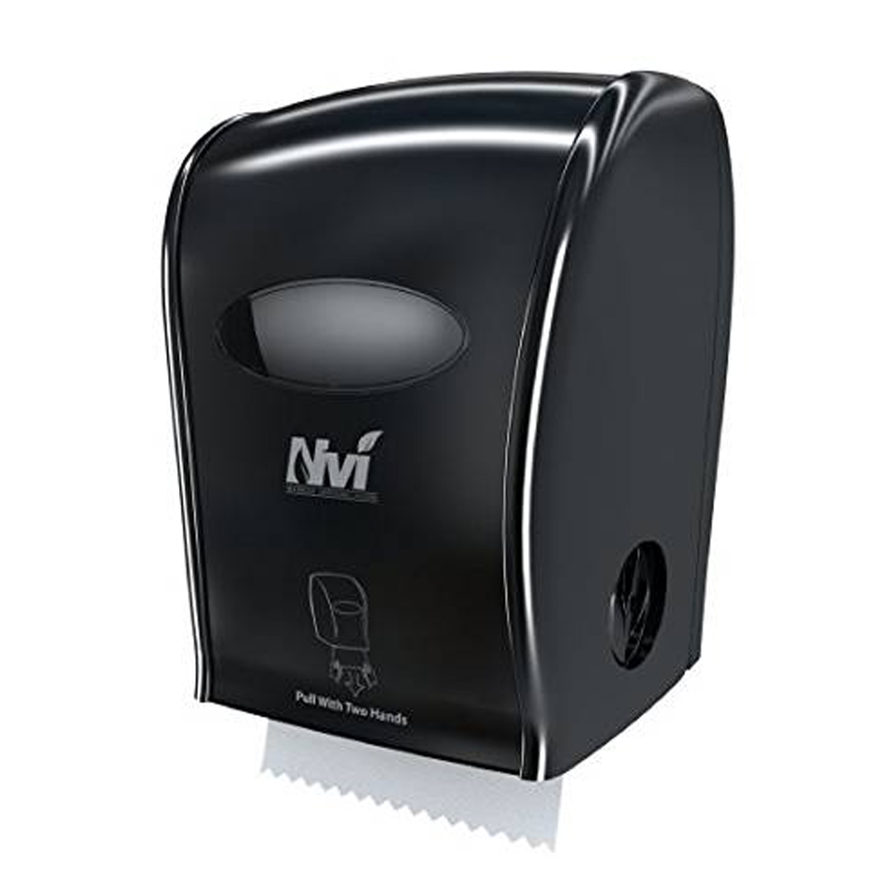 D68006 NVI Black Plastic Manual Hand Towel Dispenser 1 ea. Wholesale