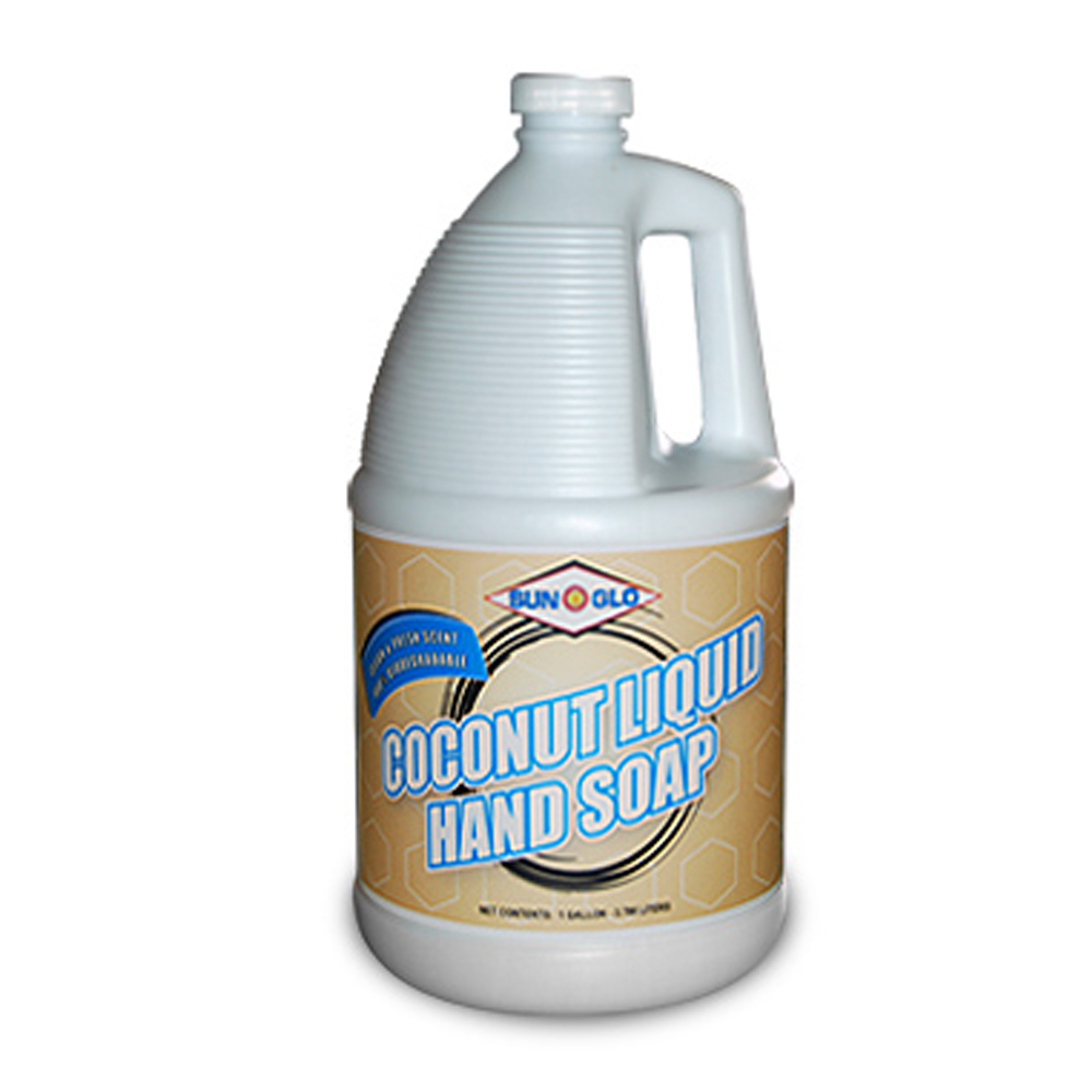 61436C SunGlo 1 Gal. Liquid Hand Soap with Coconut Scent Refill 6/cs