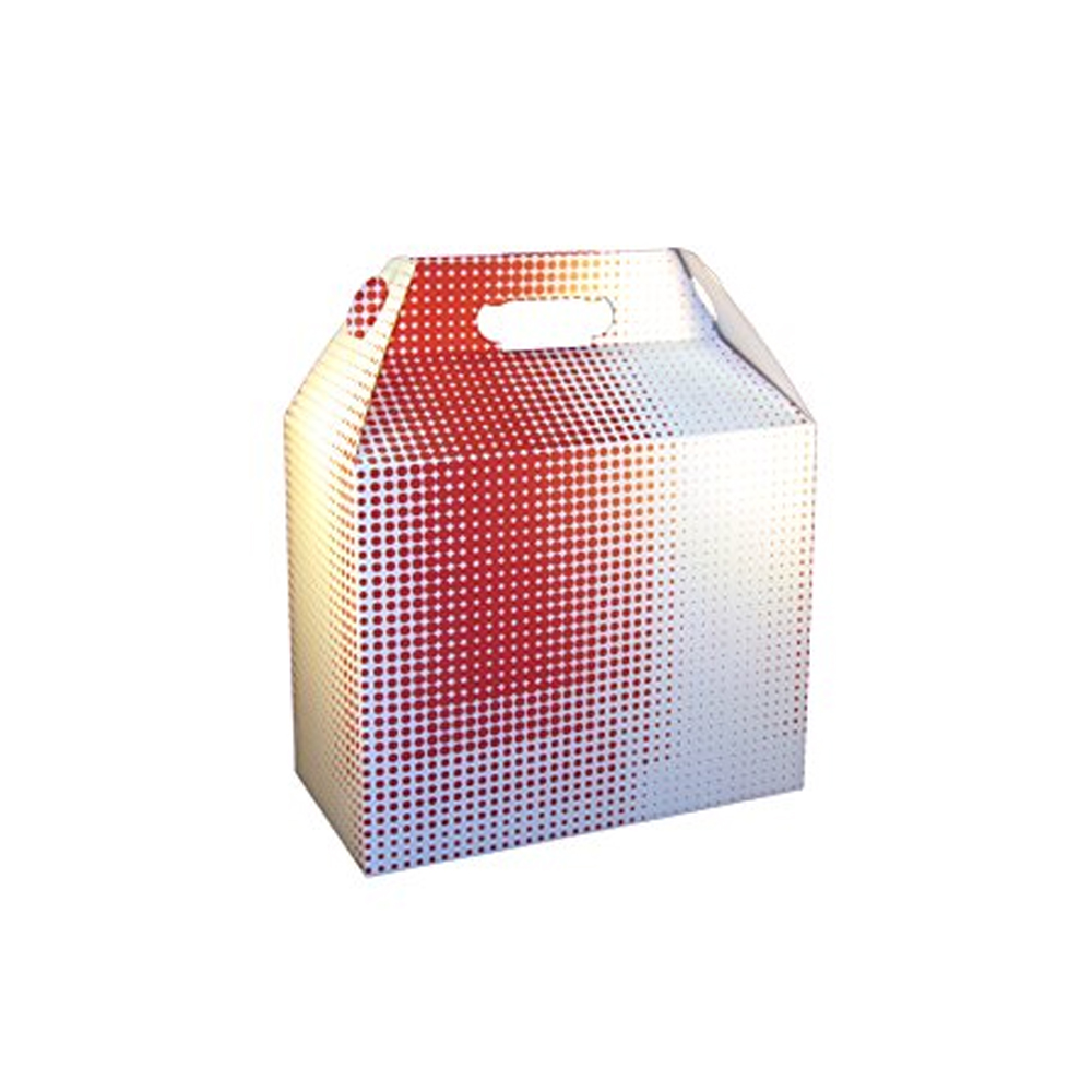 Specialty Quality Packaging Red Plaid 9.5"x5"x8" Large Rectangular