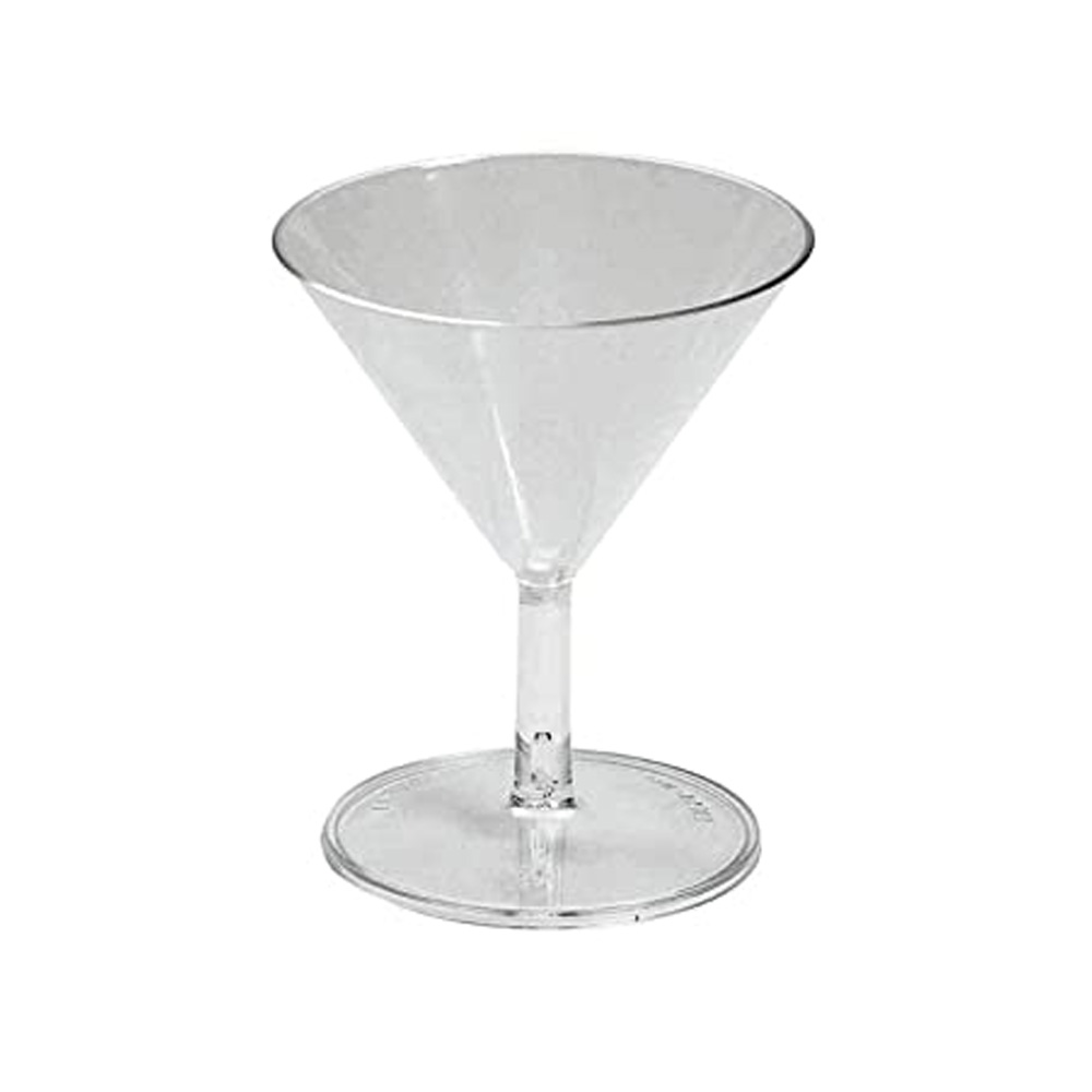 EMIMM2C Mini Martini Glass 2 oz. Clear Plastic 2pc 12/10 cs Wholesale Distributor of Food