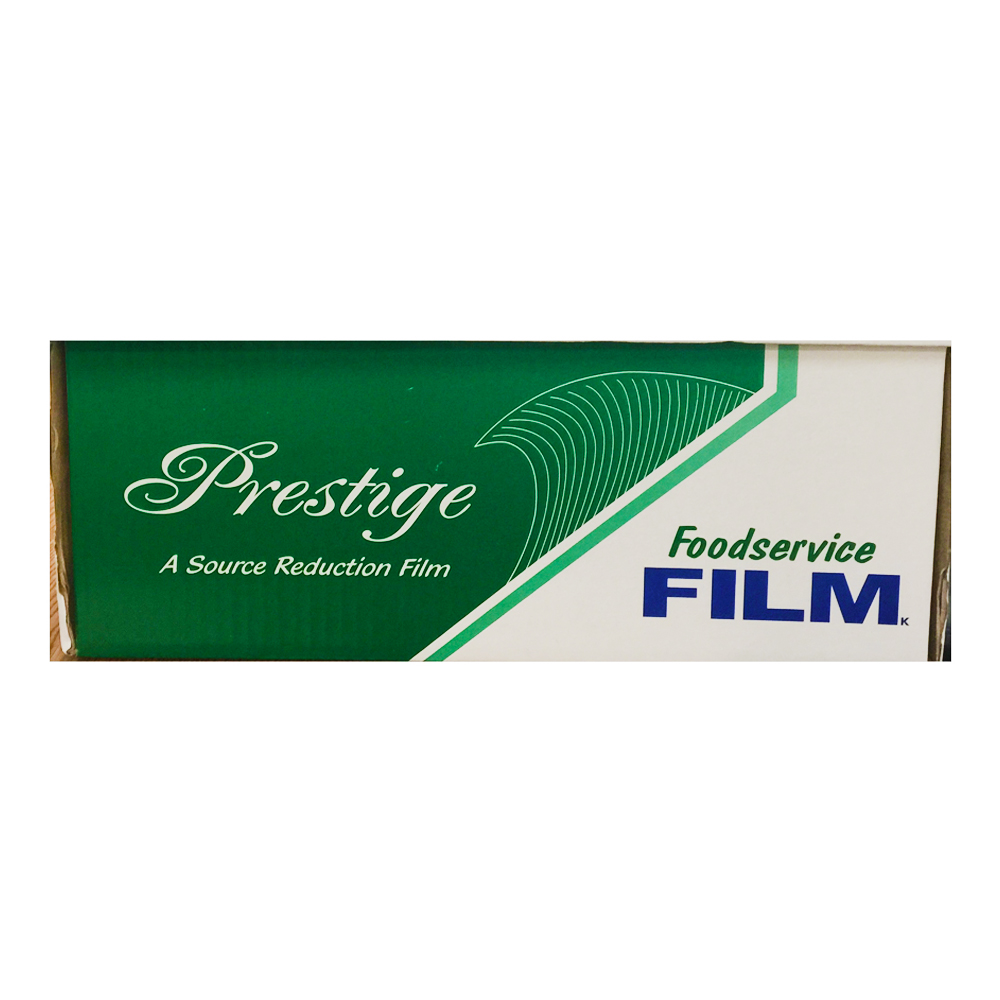 122P 12"xm' Clear Prestige Foodservice Film Wrap  1/Roll
