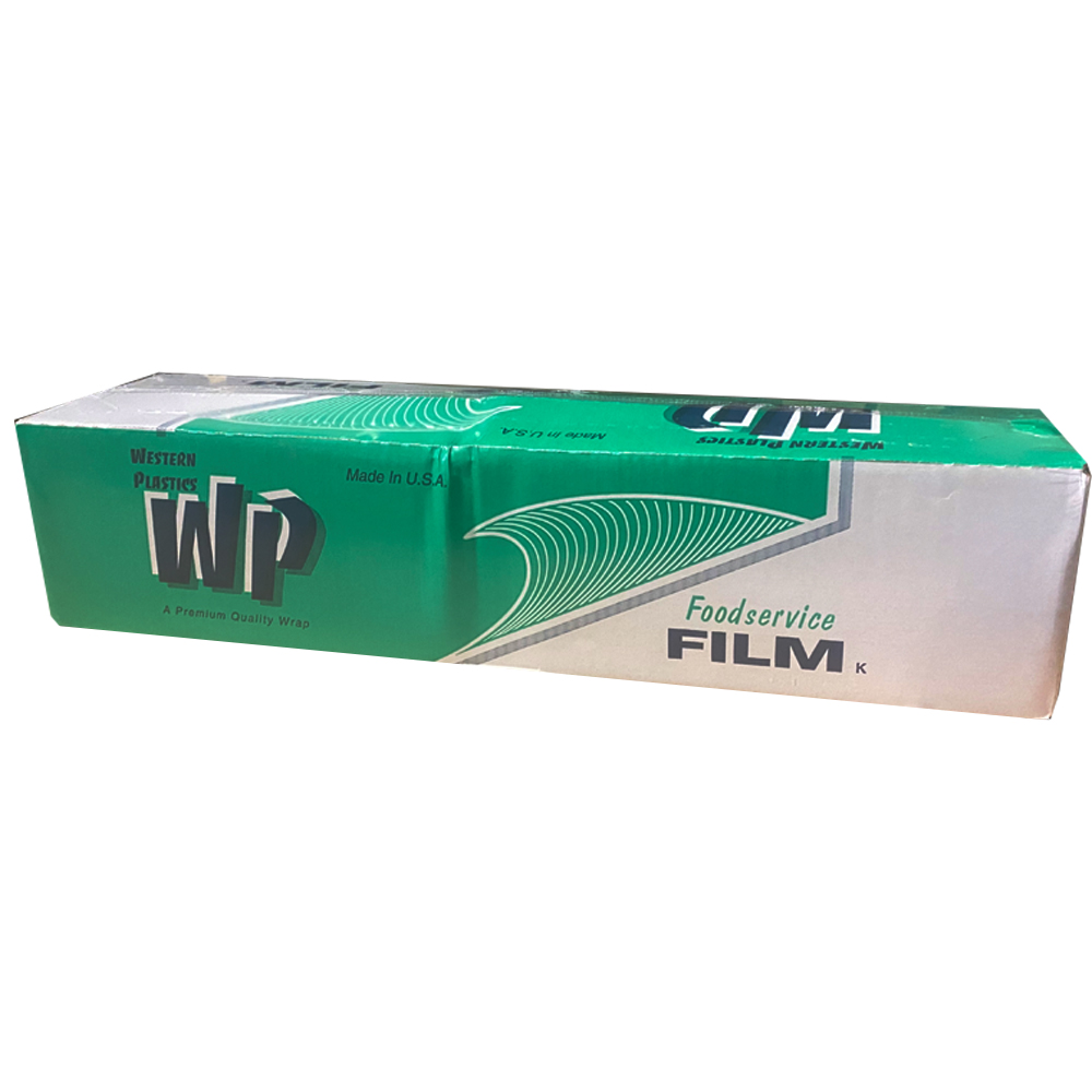 142 Western Plastics Clear 24"x2m' Film Roll 1 Roll