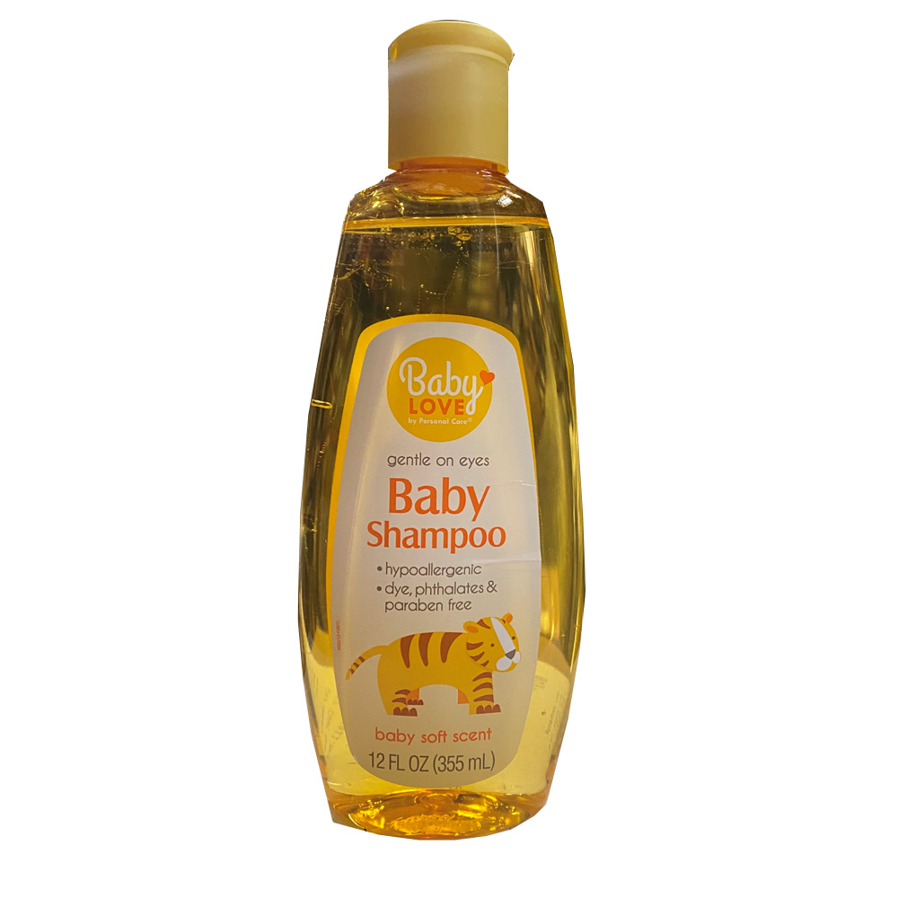 5002-12 Baby Love 12 oz. Baby Shampoo w/Baby Soft Scent 12/cs