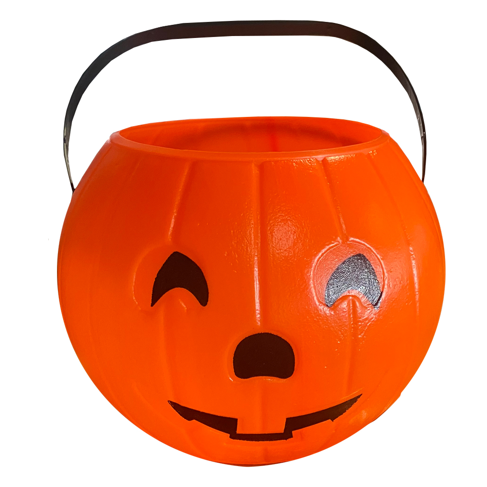103 Orange 8" Plastic Pumpkin Container 12/cs
