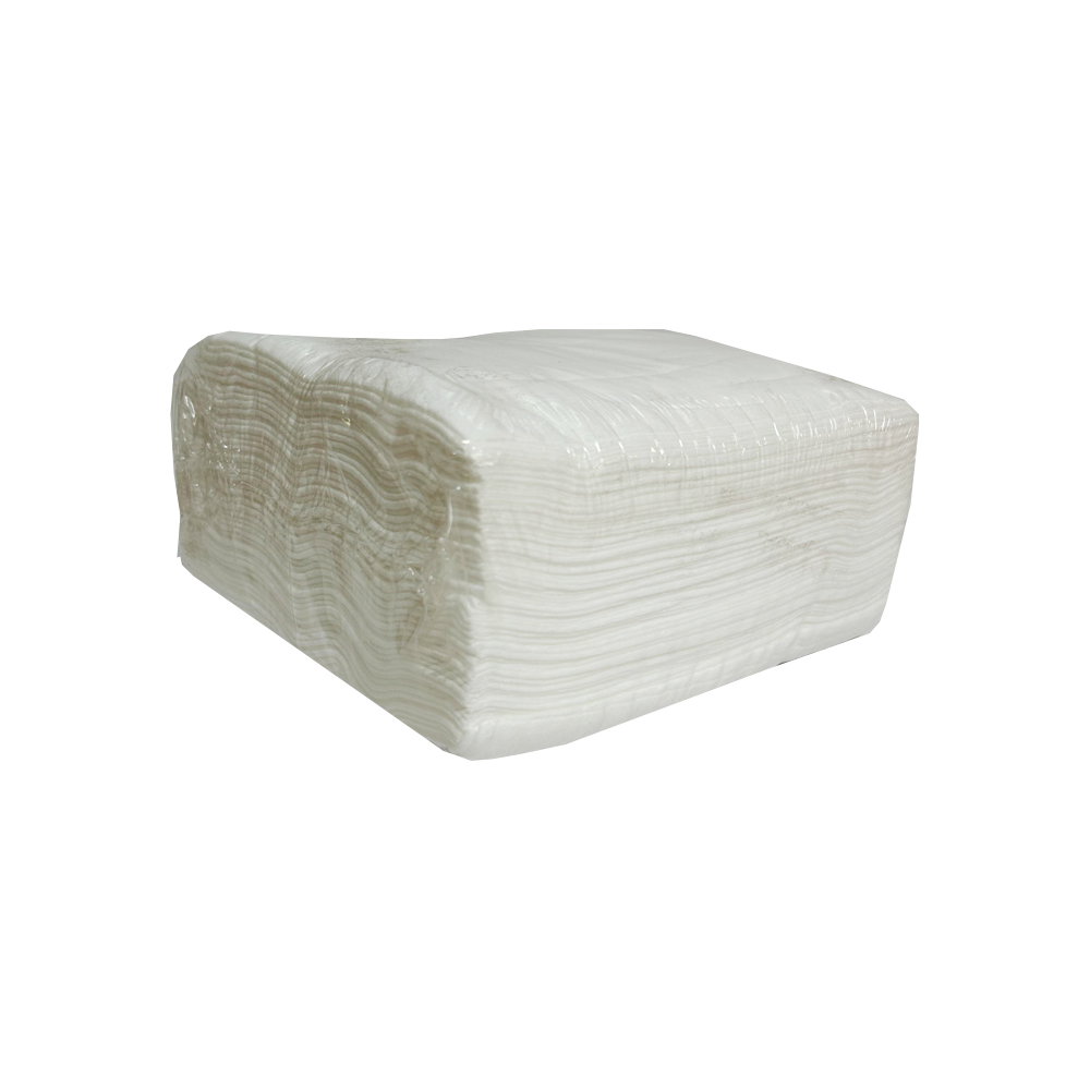 523014 White 13"x13" 1/4 Fold Cotton Wiper 20/50 cs