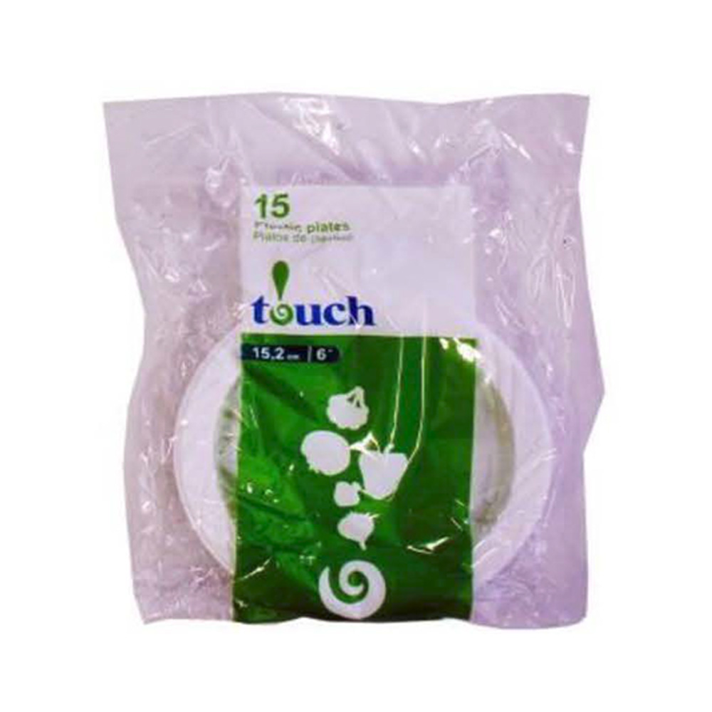 94-113U White 12 oz. 6" Round Plastic Bowl 24/15 cs