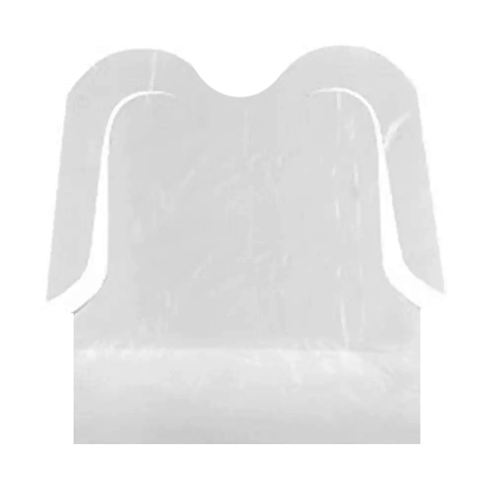 ABW500 White 15"x20" Poly Lobster Bib 500/cs