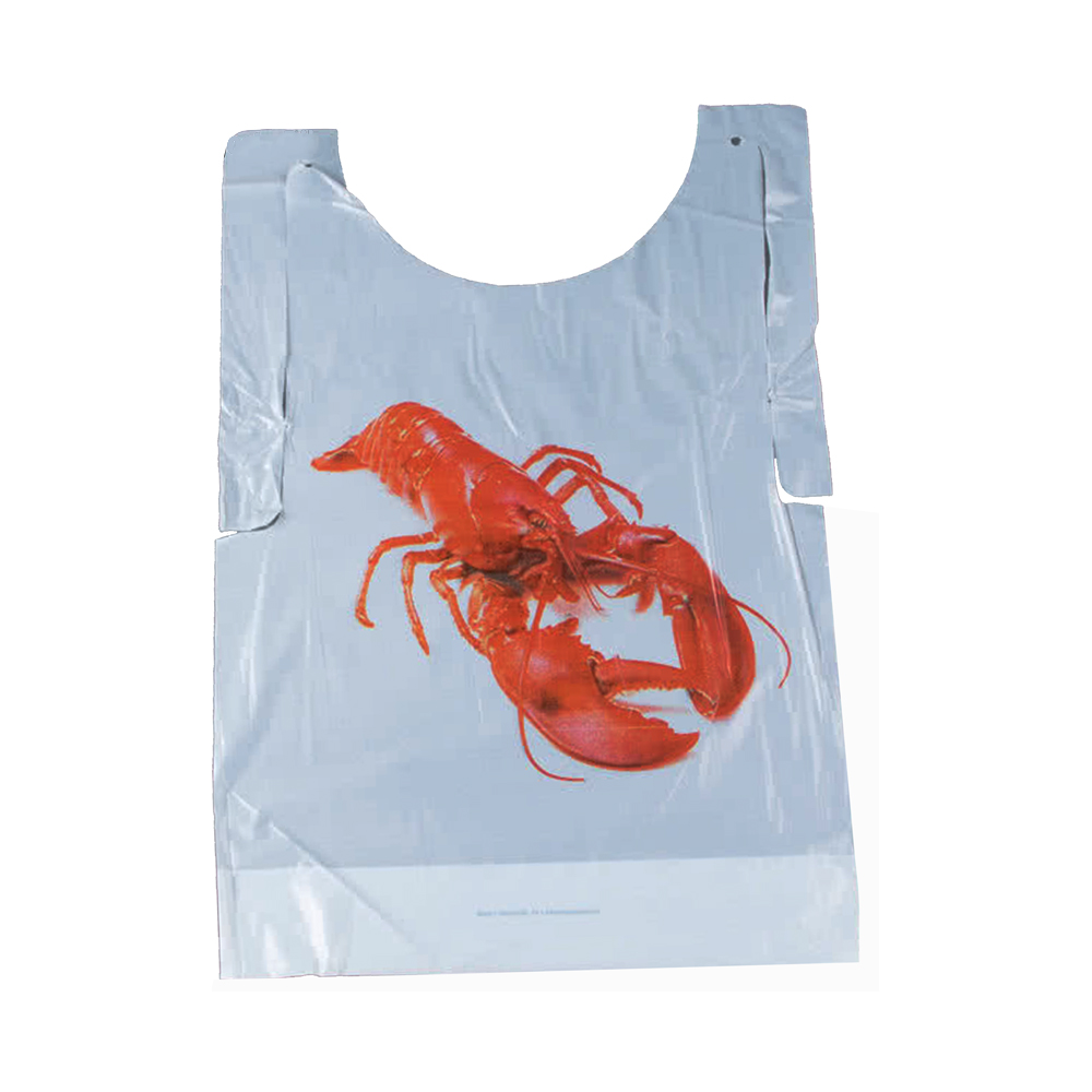 POLY LOBSTER Printed 15.5"x20" Poly Lobster Bib 48/20 cs