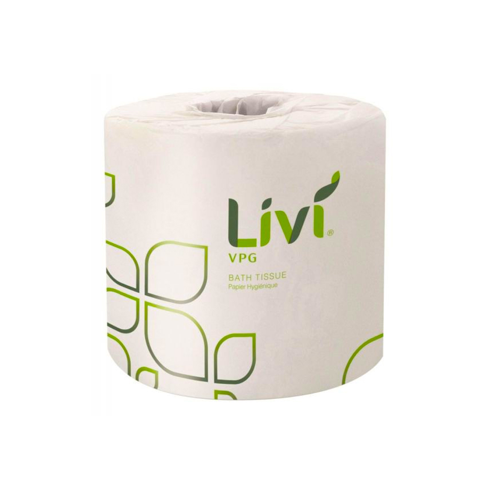 21724 Livi VGP Bathroom Tissue White 2 ply        4.06"x3" 500 Sheets 96/cs