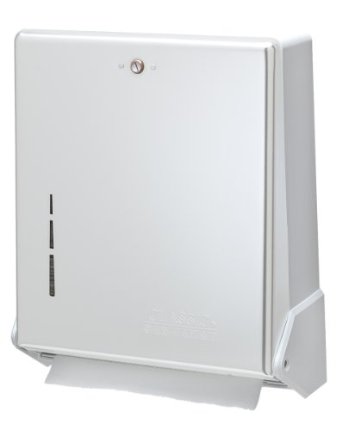 T1905WH White Metal True Fold/C-Fold/Multi-Fold Towel Dispenser  1 ea.