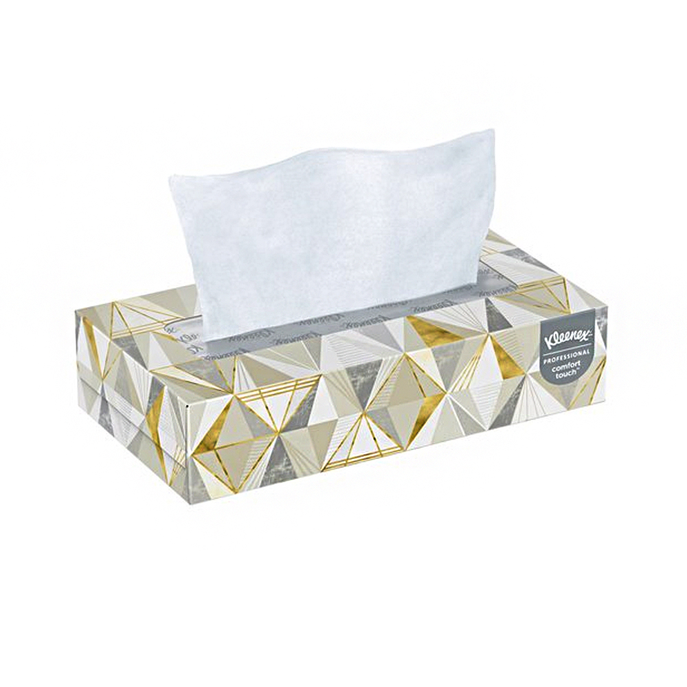 21606 Kleenex Facial Tissue White 2 ply 8.3"x7.8" 125 Sheets 48/cs