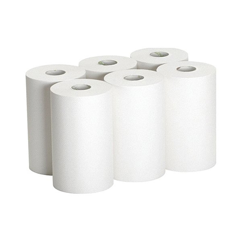 26610 Pacific Blue Hard Wound Roll Towel White 1  ply 9"x400' 6/cs