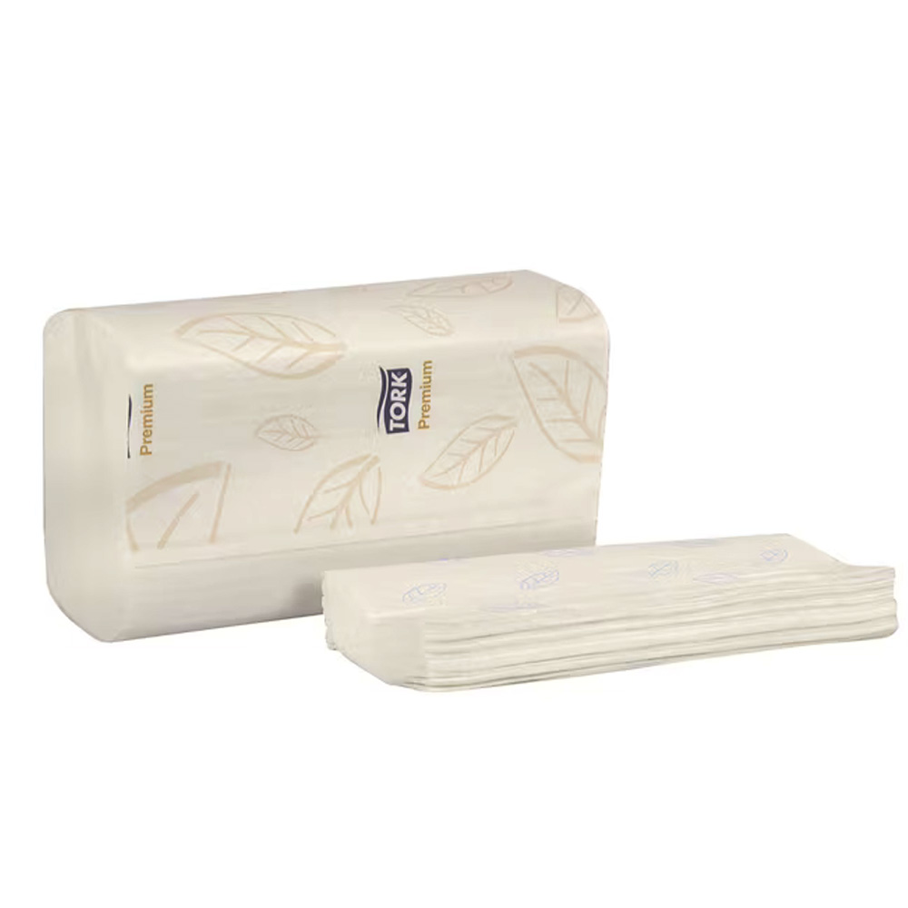 MB579 Tork Premium Xpress White Multifold Towel White 2 ply 9.5" 3 Panel 16/135 cs