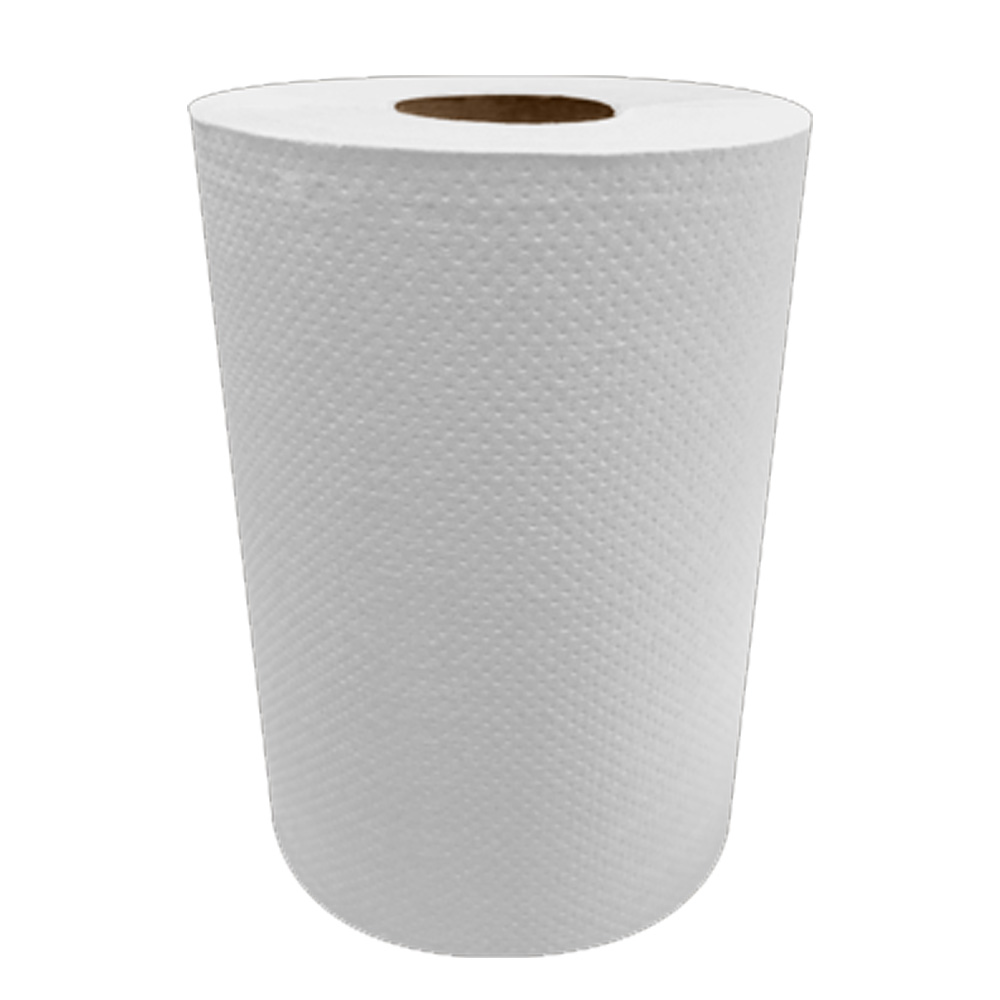 NP-12350EWRP White 300' Hard Wound Recycled Roll Towel w/1.5" Core 12/cs