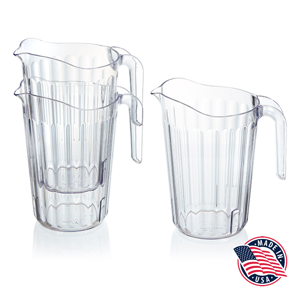 234 Clear 60 oz. Stackable Pitcher 6/cs - 234 60z CLR STACKABLE PITCHER