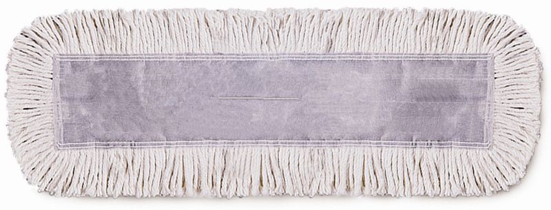 C401060 White 60"x5" Dust Mop Tie-Free Disposable  1 ea.