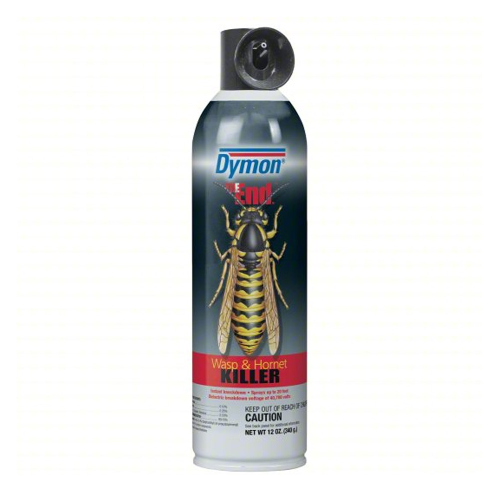 18320 Dymon The End 12 oz. Wasp & Hornet Killer   Aerosol Spray 12/cs