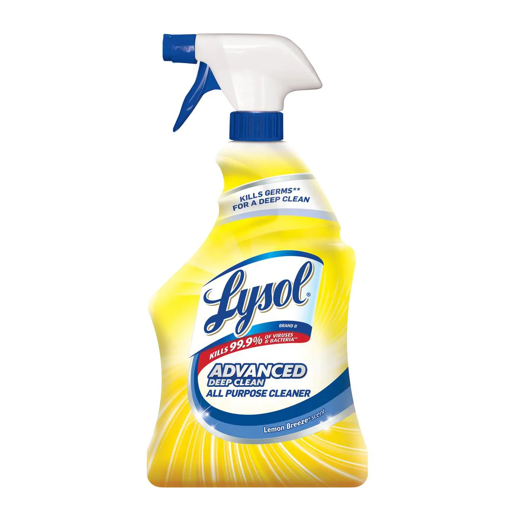00351 Lysol 32 oz. Advanced Deep Clean All Purpose Cleaner Trigger Spray 12/cs