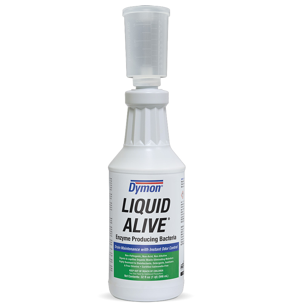 4332LIQ Dymon 32 oz. Liquid Alive Enzyme ProducingBacteria w/ Instant Odor Control 12/cs