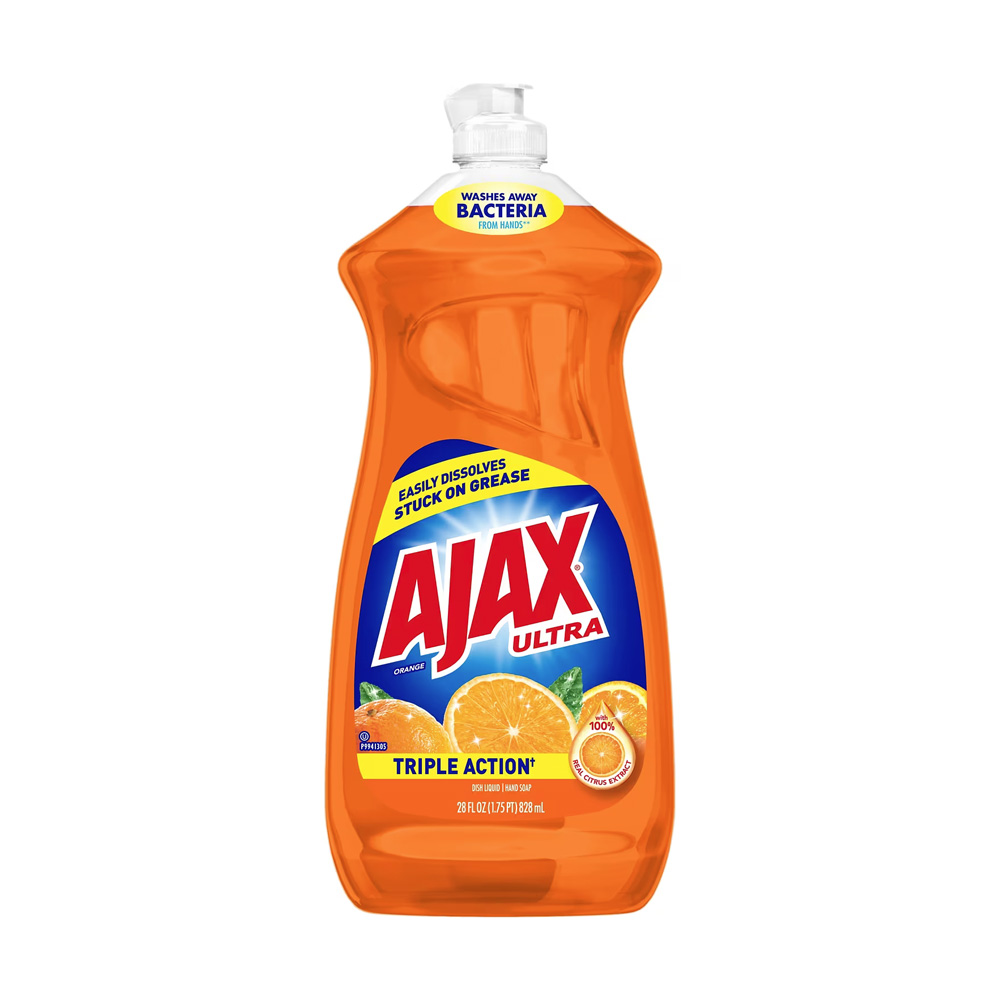 144678 Ajax Ultra 28 oz. Triple Action Dish       Detergent w/ Real Citrus Extracts 9/cs