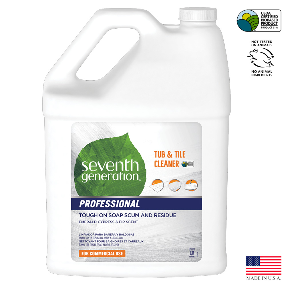 67526908 Professional 1 Gallon Tub and Tile       Cleaner Emerald Cypress & Fir Scent 2/cs