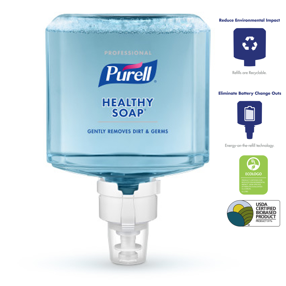 7777-02 Purell 1200 ml ES8 Professional ES8 Healthy Foam Soap w/Fresh Scent Refill 2/cs