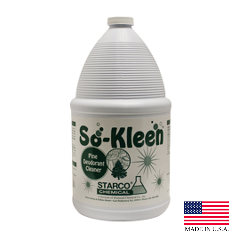 17909 So-Kleen 1 Gal. Deodorant Cleaner Pine Scent 4/cs
