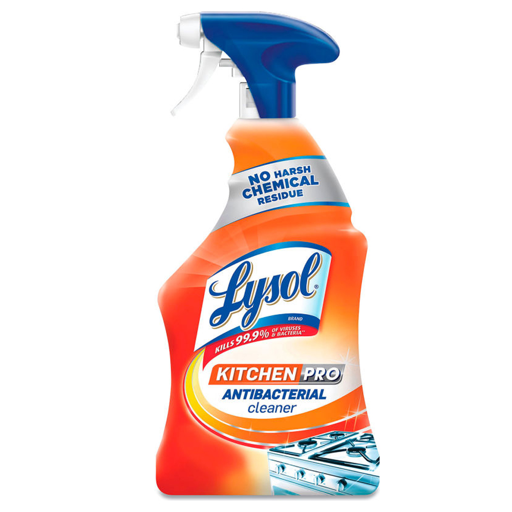 00888 Lysol 22 oz. Pro Antibacterial Kitchen Cleaner and Degreaser 9/cs