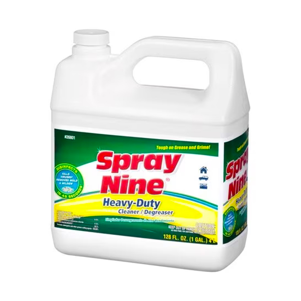 26801 Spray Nine 1 Gal. Heavy Duty Cleaner/Degreaser and Disinfectant 4/cs