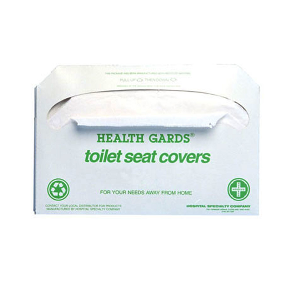 GREEN5000 Health Gards Green 1/2 Fold Flushable Toilet Seat Cover 20/250 cs - GREEN5000 1/2FOLD T-SEAT COVER