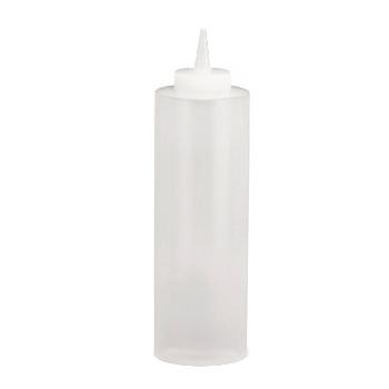 1/212804 Translucent 8 oz. Squeeze Bottle with Cone Top  12/cs
