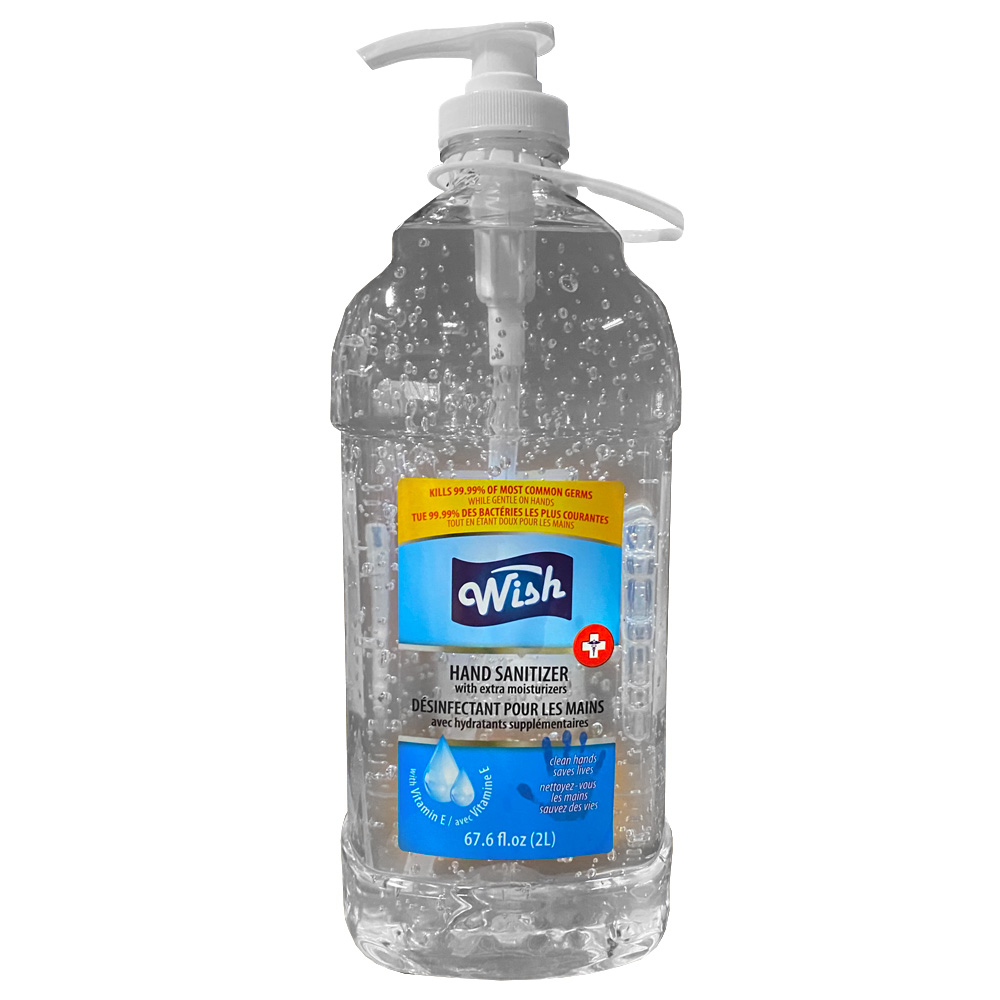 60212 Wish 2 Liter Hand Sanitizer w/Extra Moisturizer 6/cs - 60212 2L WISH HAND SANITZER