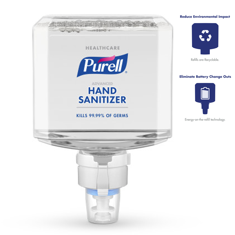 7753-02 Purell 1200 ml ES8 Healthcare Advanced Foam Hand Sanitizer Refill 2/cs