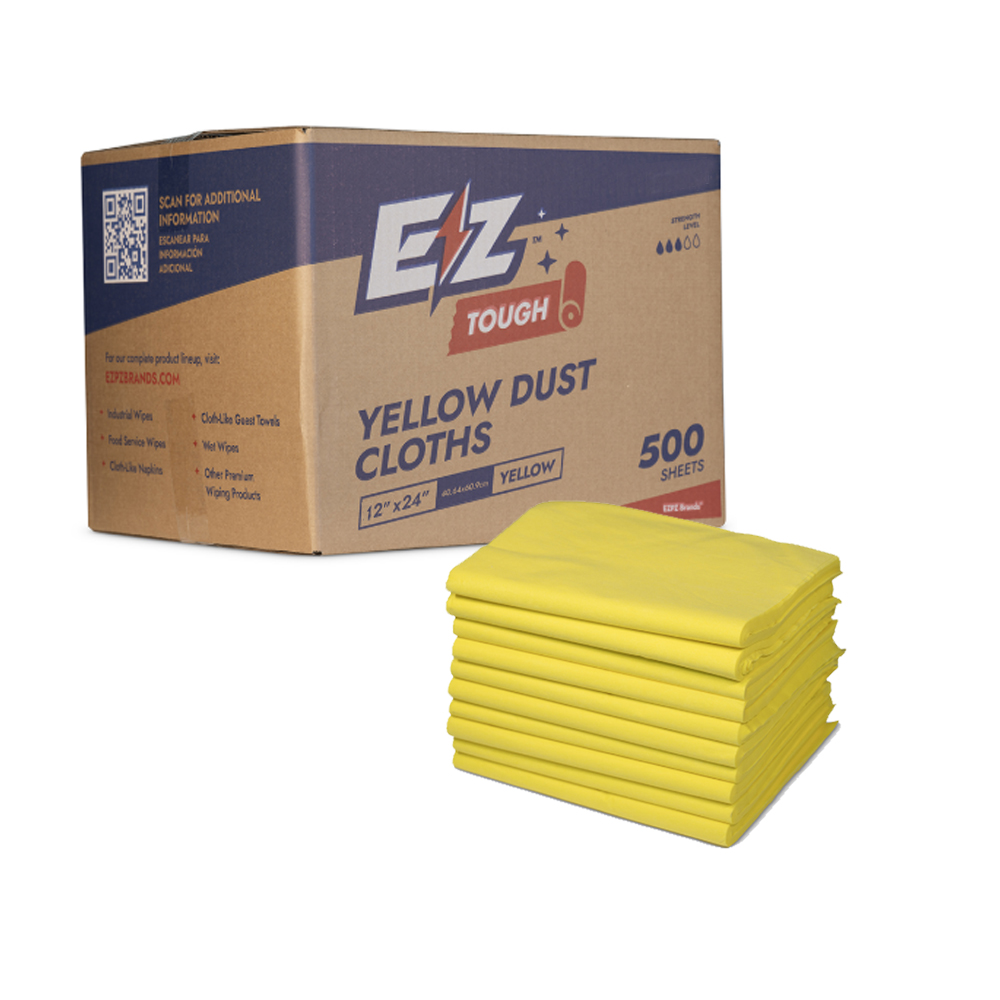 1217YDC500 Yellow 12"x17" Dust Cloth 50/10 cs