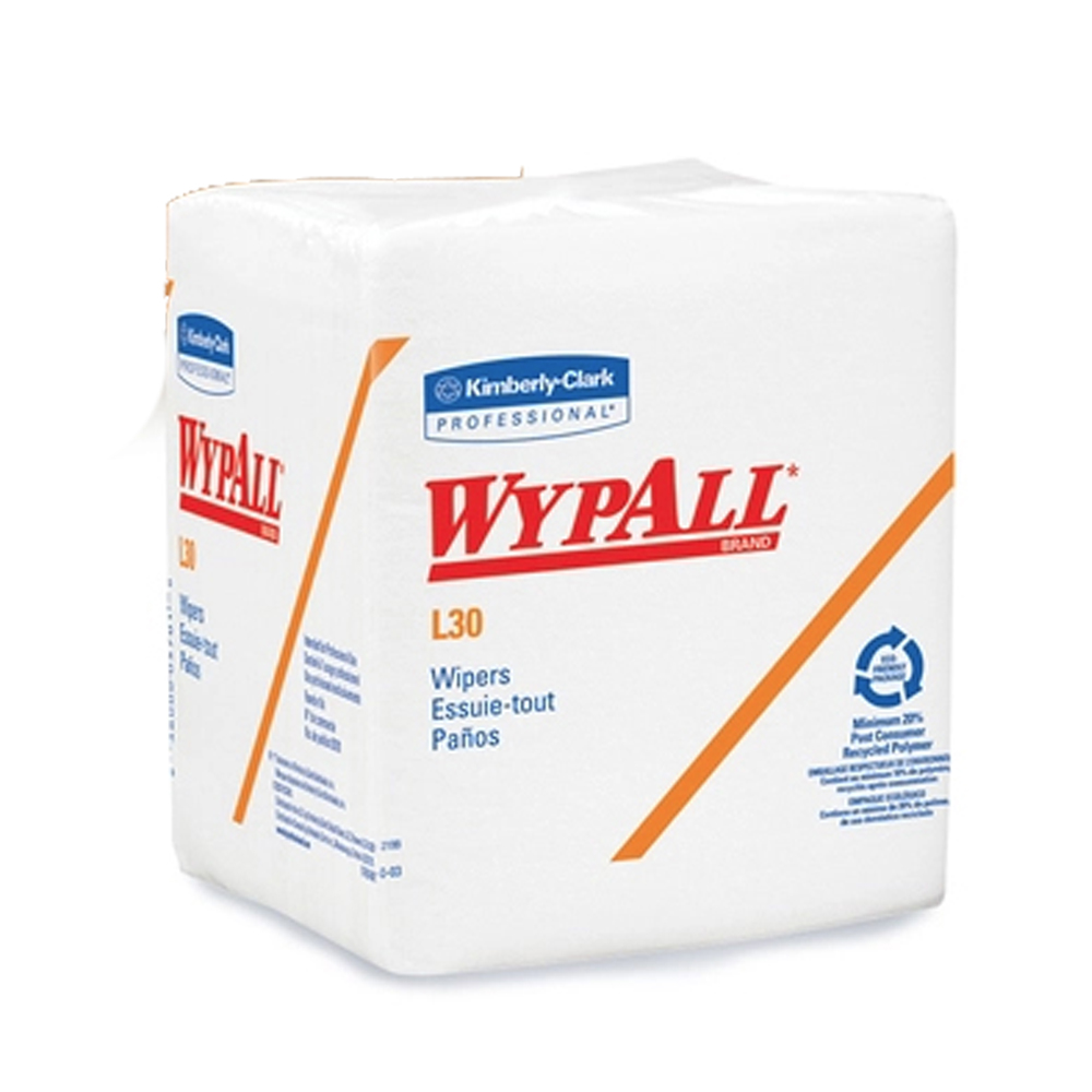 05812 Wypall White 12.5"x12" L30 Light Duty All Purpose Wipes 12/90 cs