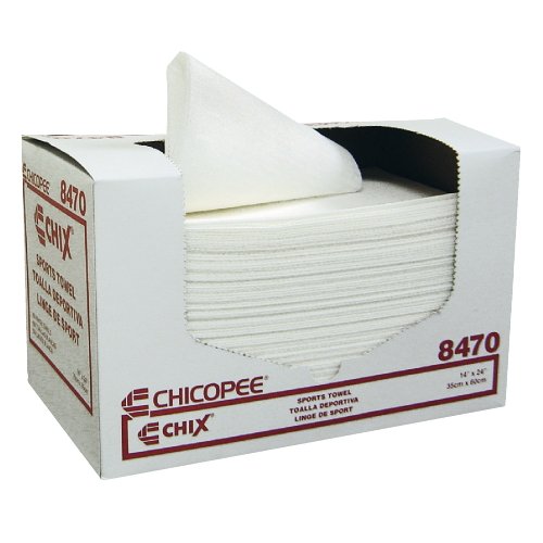 8470 Chix  Sports Towel White 14"x24" 6/100 cs